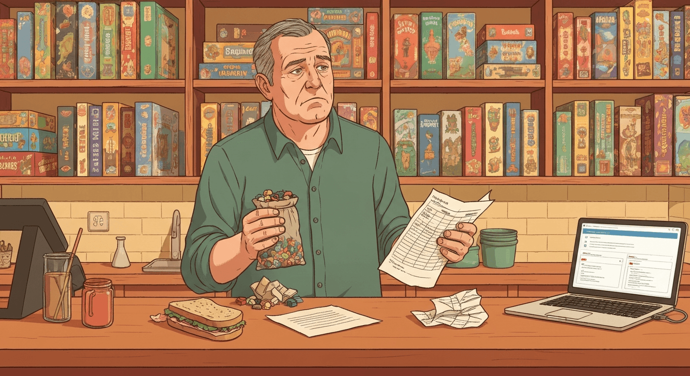 Run bookings, POS and game libraries for UK board game cafés